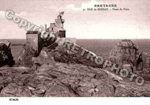 Ville de BREHAT(ILEDE), carte postale ancienne