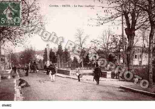 Ville de BRIVELAGAILLARDE, carte postale ancienne