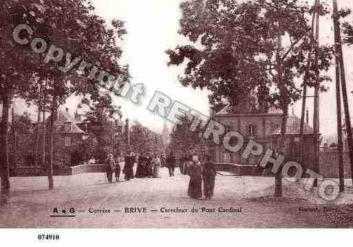 Ville de BRIVELAGAILLARDE, carte postale ancienne