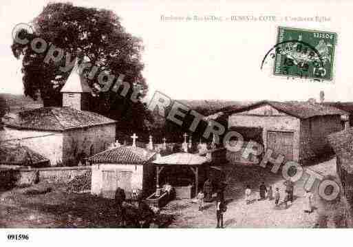 Ville de BUSSY, carte postale ancienne