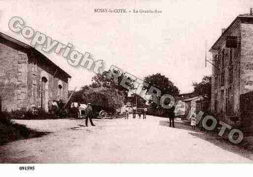 Ville de BUSSY, carte postale ancienne