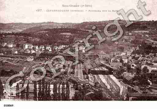 Ville de CAPDENACGARE, carte postale ancienne