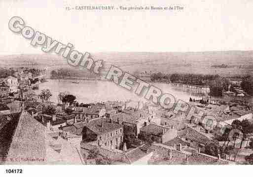 Ville de CASTELNAUDARY, carte postale ancienne