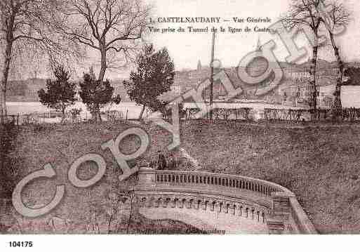 Ville de CASTELNAUDARY, carte postale ancienne