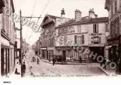 Ville de CHALONSSURMARNE, carte postale ancienne