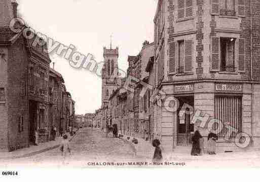 Ville de CHALONSSURMARNE, carte postale ancienne