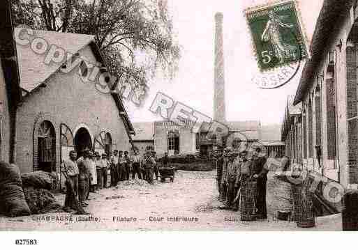 Ville de CHAMPAGNE, carte postale ancienne