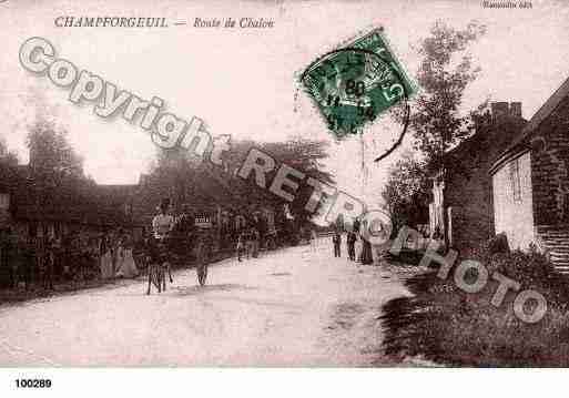 Ville de CHAMPFORGEUIL, carte postale ancienne