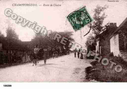 Ville de CHAMPFORGEUIL, carte postale ancienne