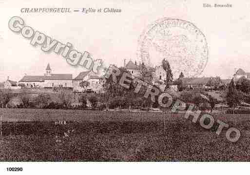 Ville de CHAMPFORGEUIL, carte postale ancienne