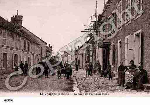 Ville de CHAPELLELAREINE(LA), carte postale ancienne