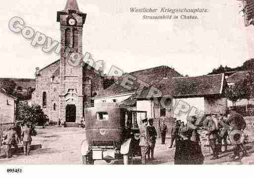 Ville de CHATAS, carte postale ancienne