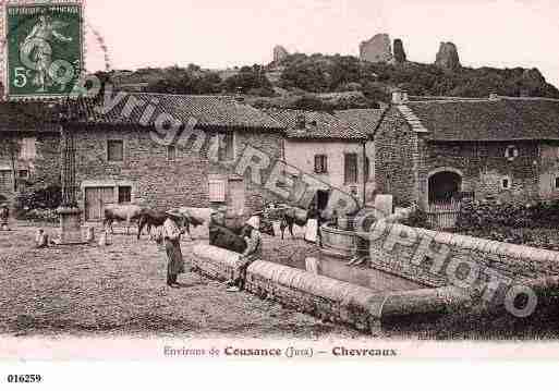 Ville de CHEVREAUX, carte postale ancienne