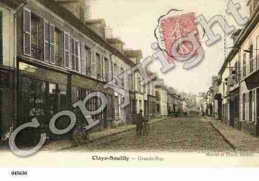 Ville de CLAYESOUILLY, carte postale ancienne