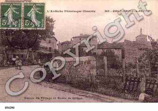 Ville de COLOMBIERLEJEUNE, carte postale ancienne