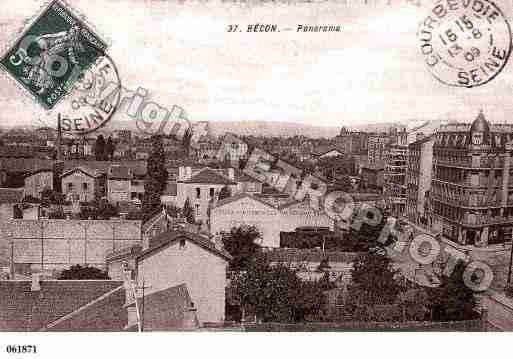 Ville de COURBEVOIE, carte postale ancienne