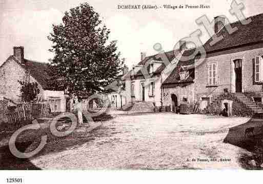 Ville de DOMERAT, carte postale ancienne