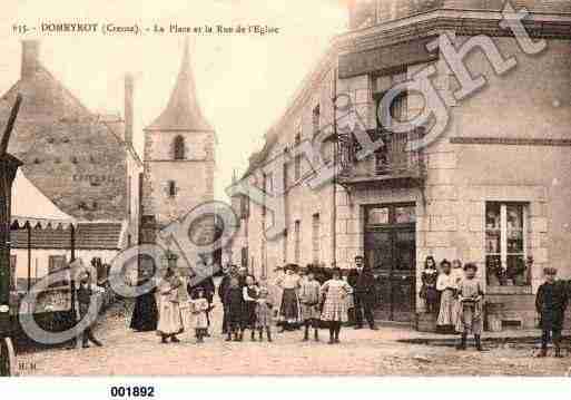 Ville de DOMEYROT, carte postale ancienne