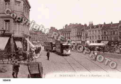 Ville de DUNKERQUE, carte postale ancienne