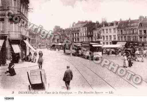 Ville de DUNKERQUE, carte postale ancienne