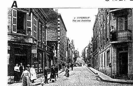 Ville de EPERNAY, carte postale ancienne