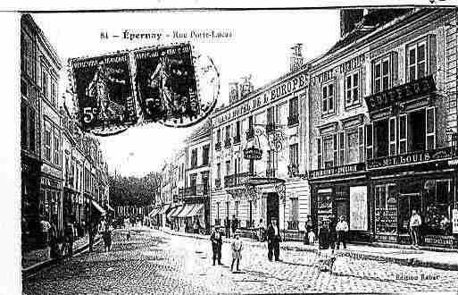 Ville de EPERNAY, carte postale ancienne