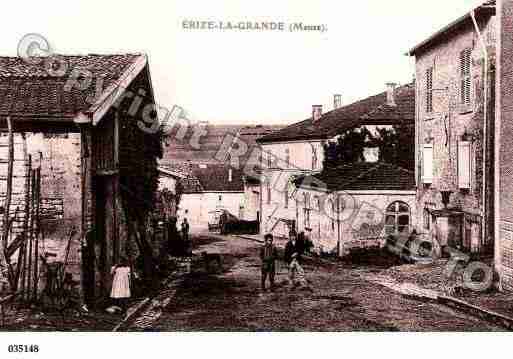 Ville de ERIZELAGRANDE, carte postale ancienne