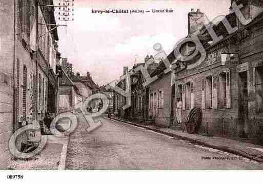 Ville de ERVYLECHATEL, carte postale ancienne