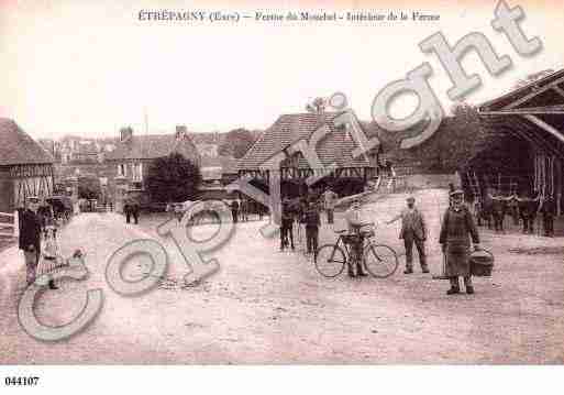 Ville de ETREPAGNY, carte postale ancienne