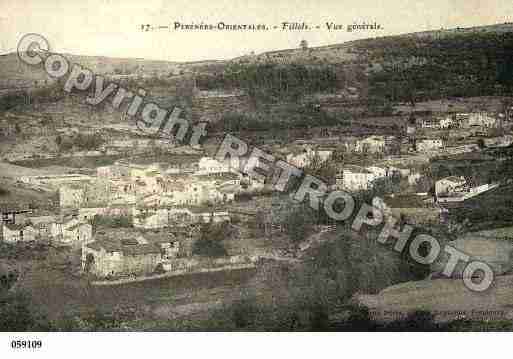 Ville de FILLOLS, carte postale ancienne