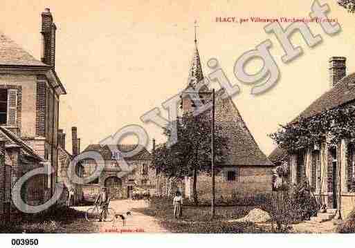 Ville de FLACY, carte postale ancienne