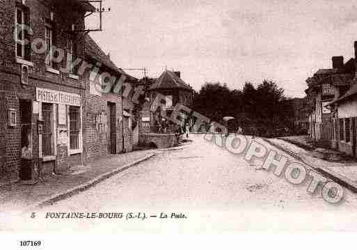 Ville de FONTAINELEBOURG, carte postale ancienne