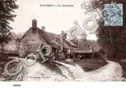 Ville de FONTENOY, carte postale ancienne