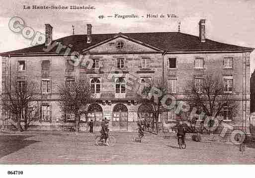 Ville de FOUGEROLLES, carte postale ancienne