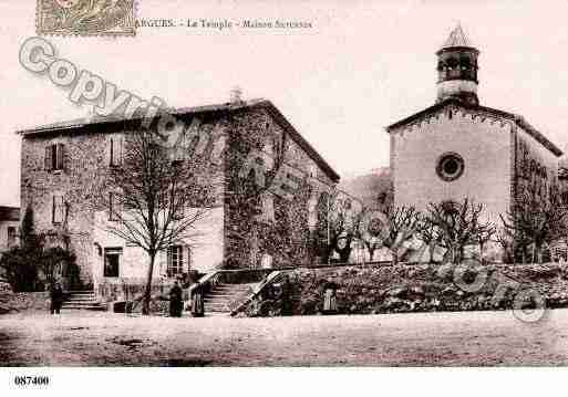 Ville de GALLARGUESLEMONTUEUX, carte postale ancienne