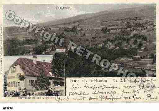 Ville de GEISHOUSE, carte postale ancienne