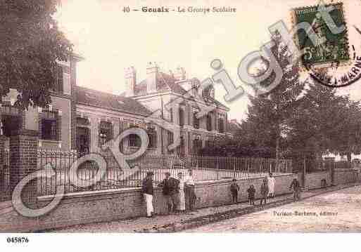 Ville de GOUAIX, carte postale ancienne