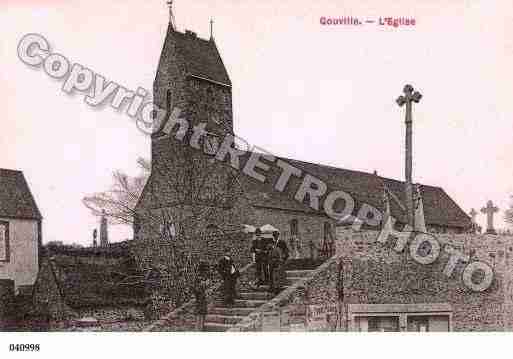 Ville de GOUVILLESURMER, carte postale ancienne Ville de GOUVILLESURMER, carte postale ancienne
