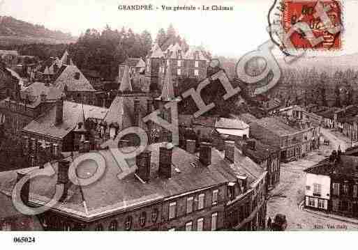 Ville de GRANDPRE, carte postale ancienne