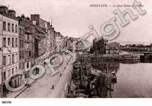 Ville de HONFLEUR, carte postale ancienne