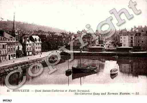 Ville de HONFLEUR, carte postale ancienne