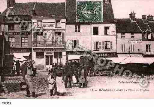 Ville de HOUDAN, carte postale ancienne