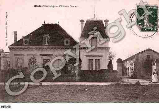 Ville de ILLATS, carte postale ancienne