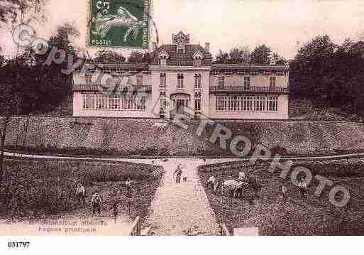 Ville de ISCHES, carte postale ancienne