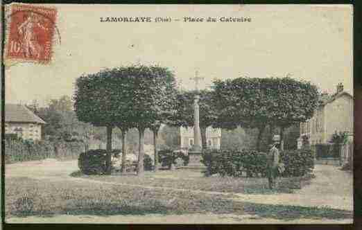 Ville de LAMORLAYE, carte postale ancienne