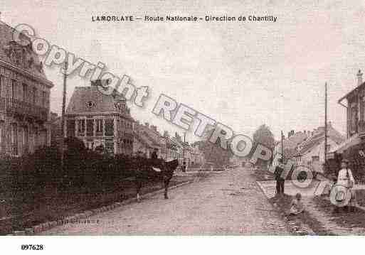 Ville de LAMORLAYE, carte postale ancienne