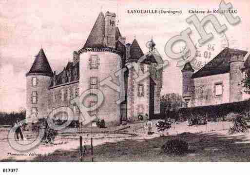 Ville de LANOUAILLE, carte postale ancienne