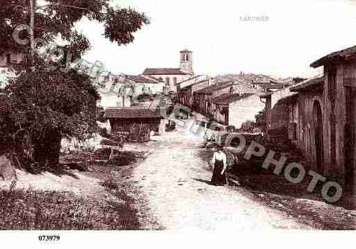 Ville de LARONXE, carte postale ancienne