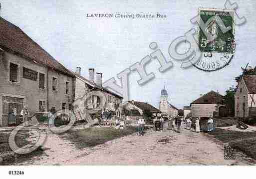 Ville de LAVIRON, carte postale ancienne