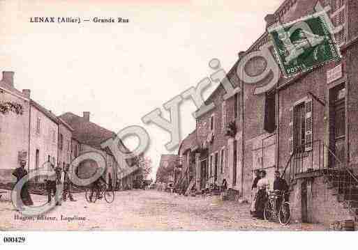 Ville de LENAX, carte postale ancienne